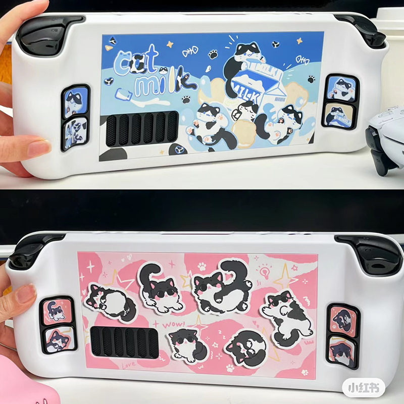 Gaming Console Steam Deck - 스팀 데크 게임 콘솔을위한 만화 우유