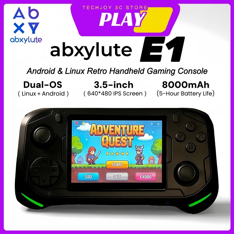 Gaming Console Os - Abxylute E1 휴대용 게임 콘솔 RK3566