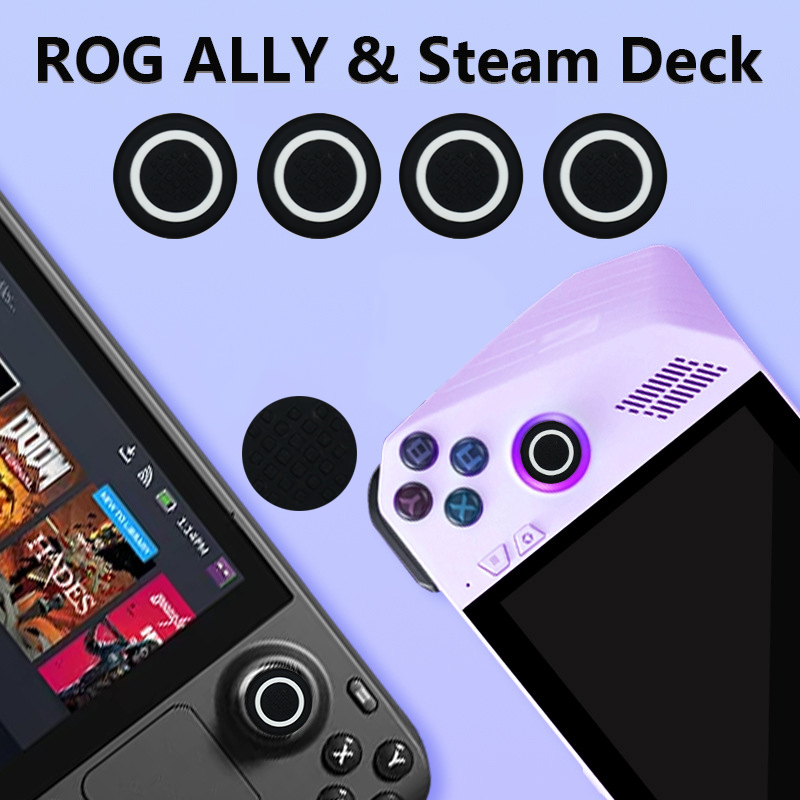 Gaming Console Steam Deck - 실리콘 조이스틱 엄지 그립 보호대 로커