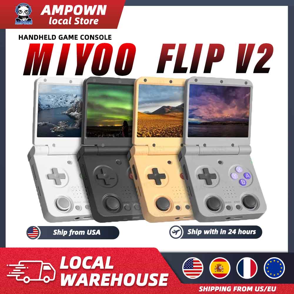 Gaming Console Os - MIYOO Flip V2 휴대용 게임 콘솔