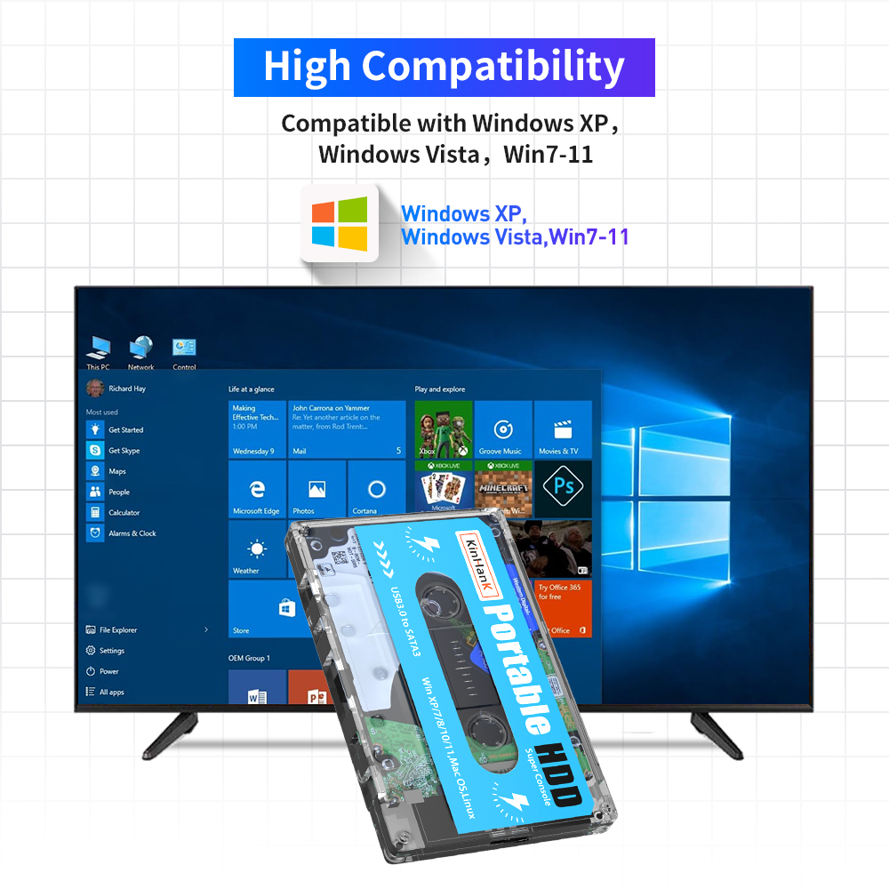 KINHANK 500G 게임용 HDD 슈퍼 콘솔 100 - Gaming Console Os 리뷰 및 가격