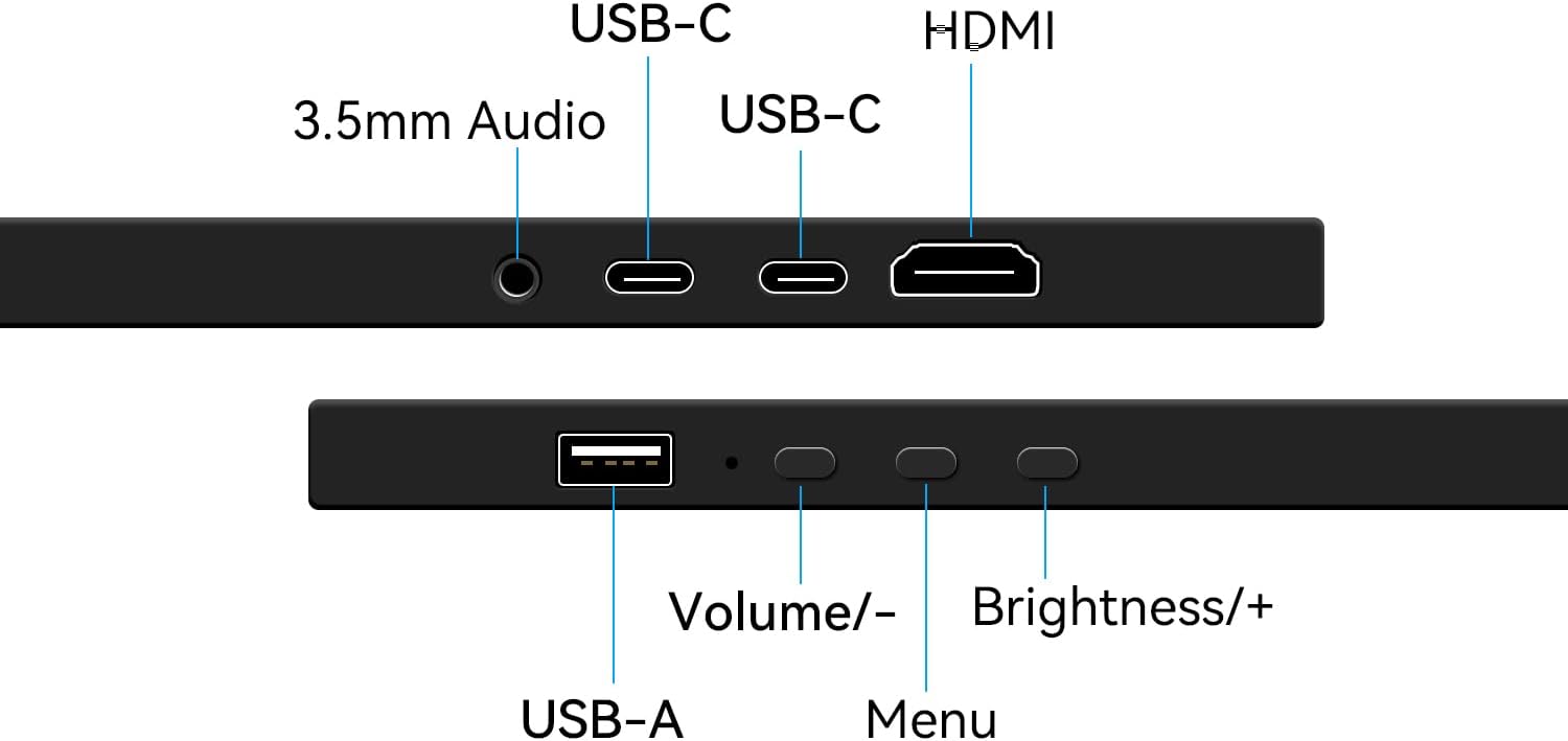 소형 터치스크린 모니터 10.1인치 IPS 터치 스크린 - Gaming Console Image 리뷰 및 가격
