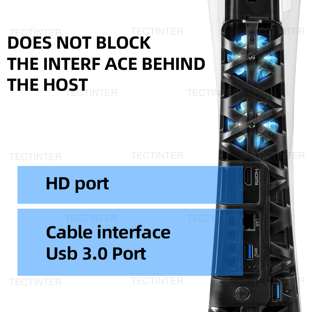 PS5 액세서리 용 RGB 조명 USB3.0 포트가있는 - Sony Console Ps5 Slim 리뷰 및 가격