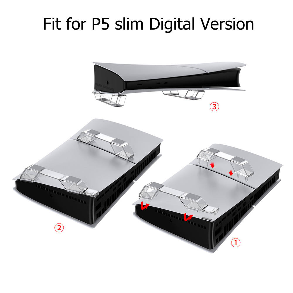 PS5 슬림 디지털 디스크 게임 콘솔용 수평 스탠드,  - Sony Console Ps5 Slim 리뷰 및 가격