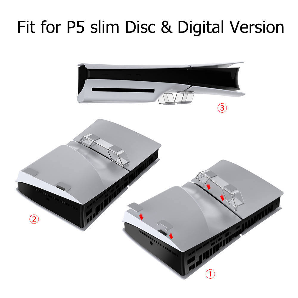 PS5 슬림 디지털 디스크 게임 콘솔용 수평 스탠드,  - Sony Console Ps5 Slim 리뷰 및 가격