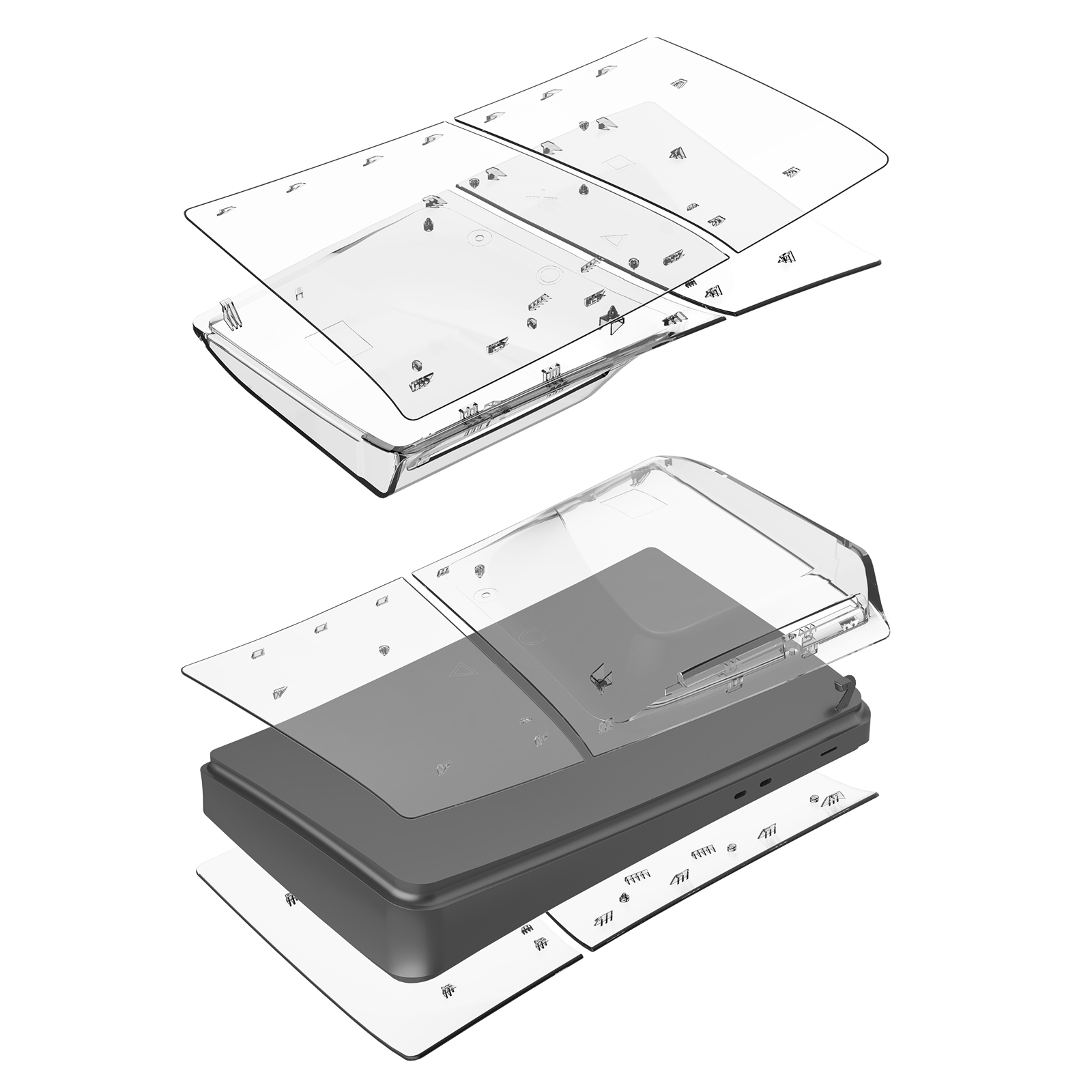 LED 라이트 링 콘솔 교체 가능 사이드 쉘 패널, D - Sony Console Ps5 Slim 리뷰 및 가격